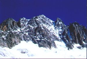 Whympercouloir seen from our bivouac place