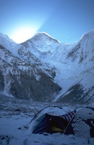 Our base camp at Minya Konka, 4380 m