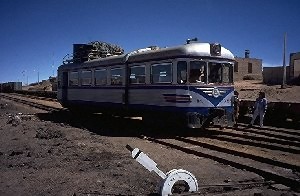 Train 'station', somewhere in the nowhere of the Altiplano.