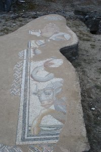 Mosaik in der ehemaligen Stadt