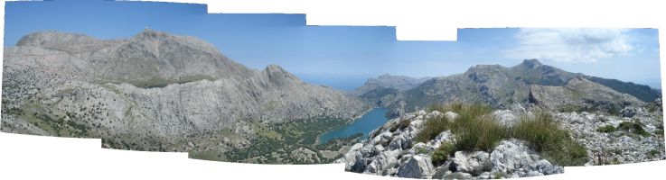 Panorama vom Puig Major zur Massanella