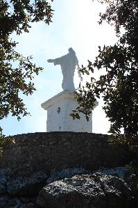 Die Statue Cor de Jesús