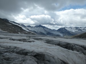 wieder unten auf dem Gletscher