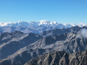 Aussicht zur Bernina