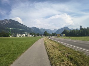Oberstdorf, noch 2 km ins Ziel