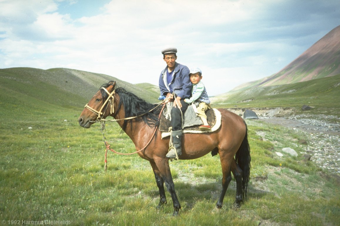Kyrgyz near the base camp