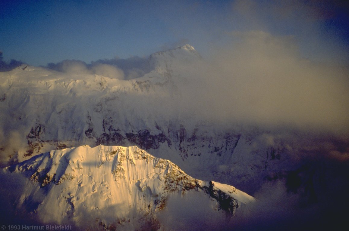 In the evening it clears up again