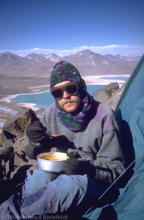 Nachmittags wird es auch hier schnell kalt.