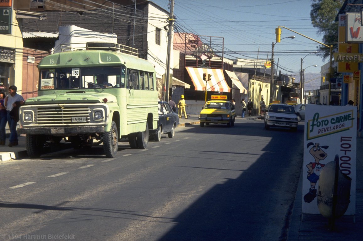 Zurück in Calama.