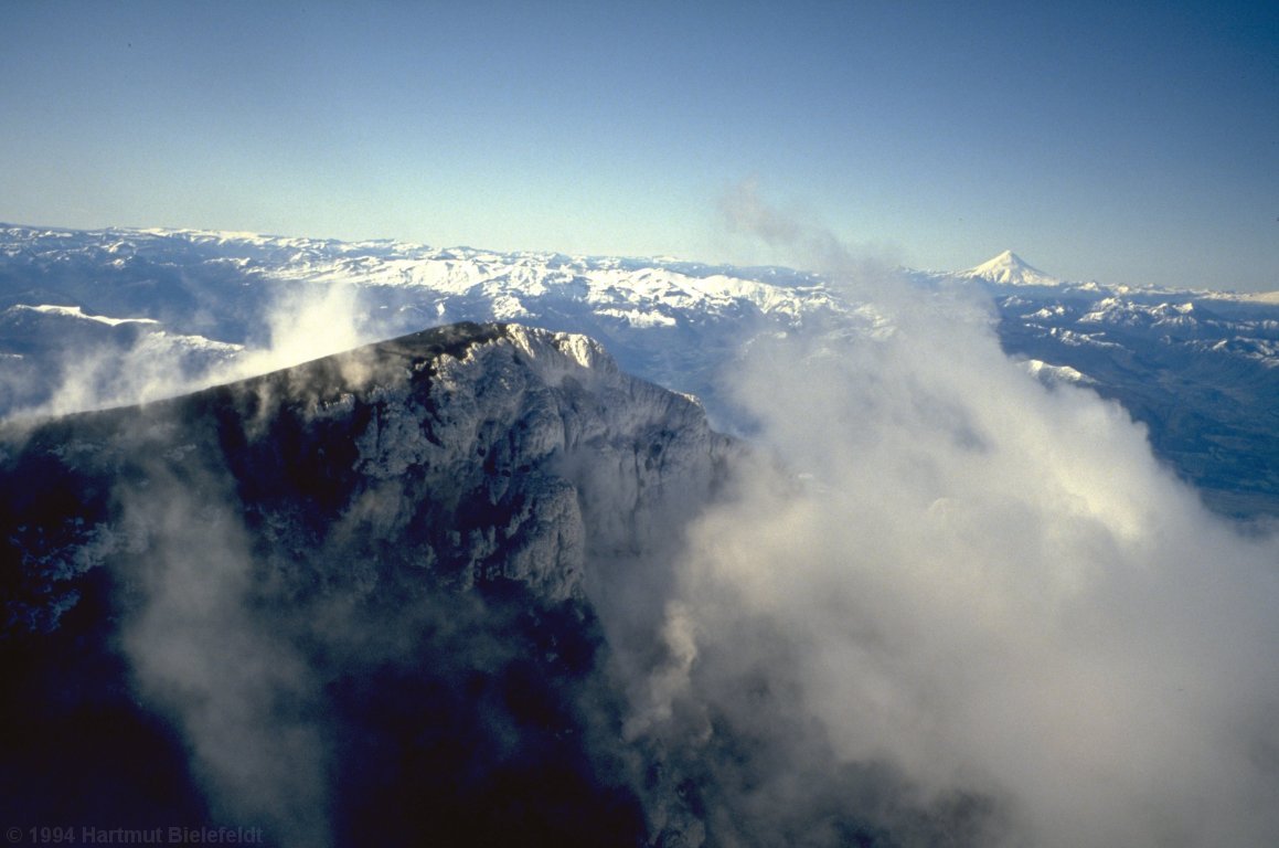 The crater is of considerable size