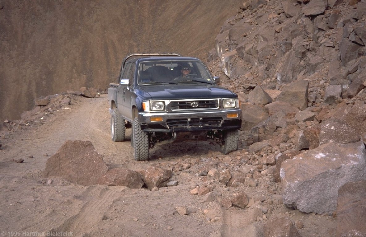 Die alten Bergwerksstraßen sind immer wieder interessant.