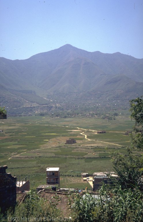 Schon die unmittelbare Umgebung von Kathmandu ist sehr ländlich