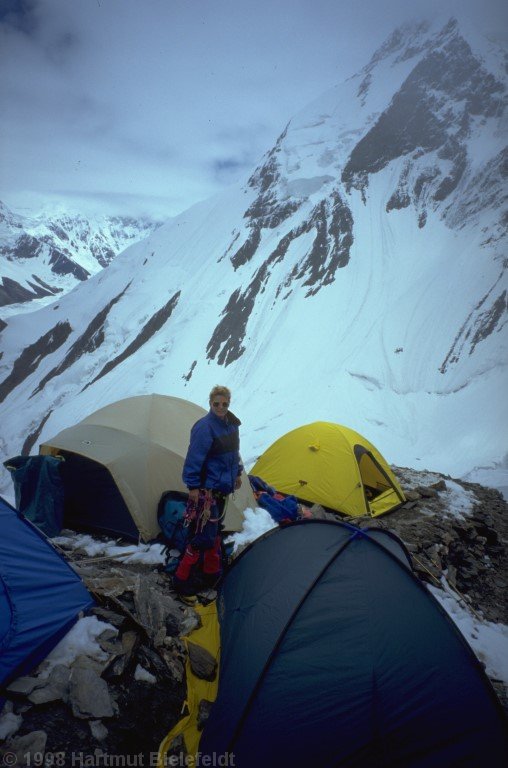 Lager 1 auf 4750 m ist noch ziemlich gemütlich.