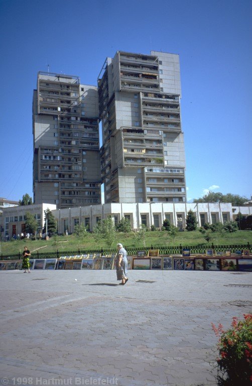 The architectural style is sometimes a little strange.