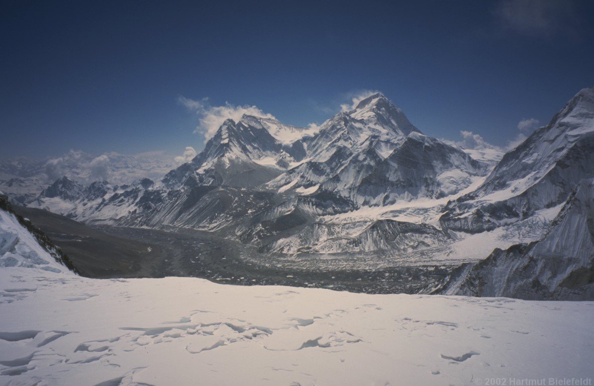 From there we have a great view to Makalu.