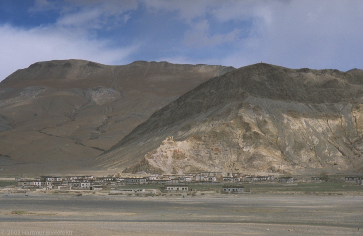 Ortschaft in der Tingri-Ebene