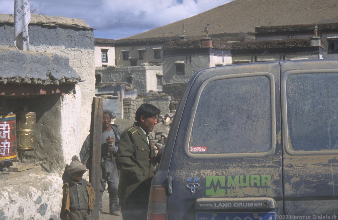 Eine von diversen Kontrollen auf dem Weg zurück in die Zivilisation.