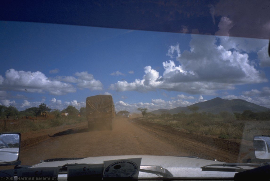 en route in Kenya