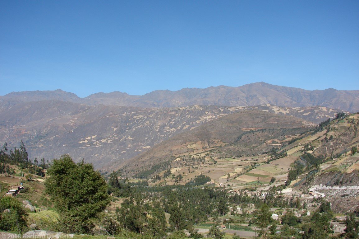 The whole valley is cultivated whereever possible