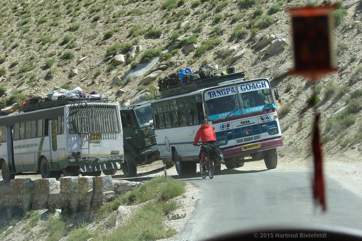 Often the road is quite narrow