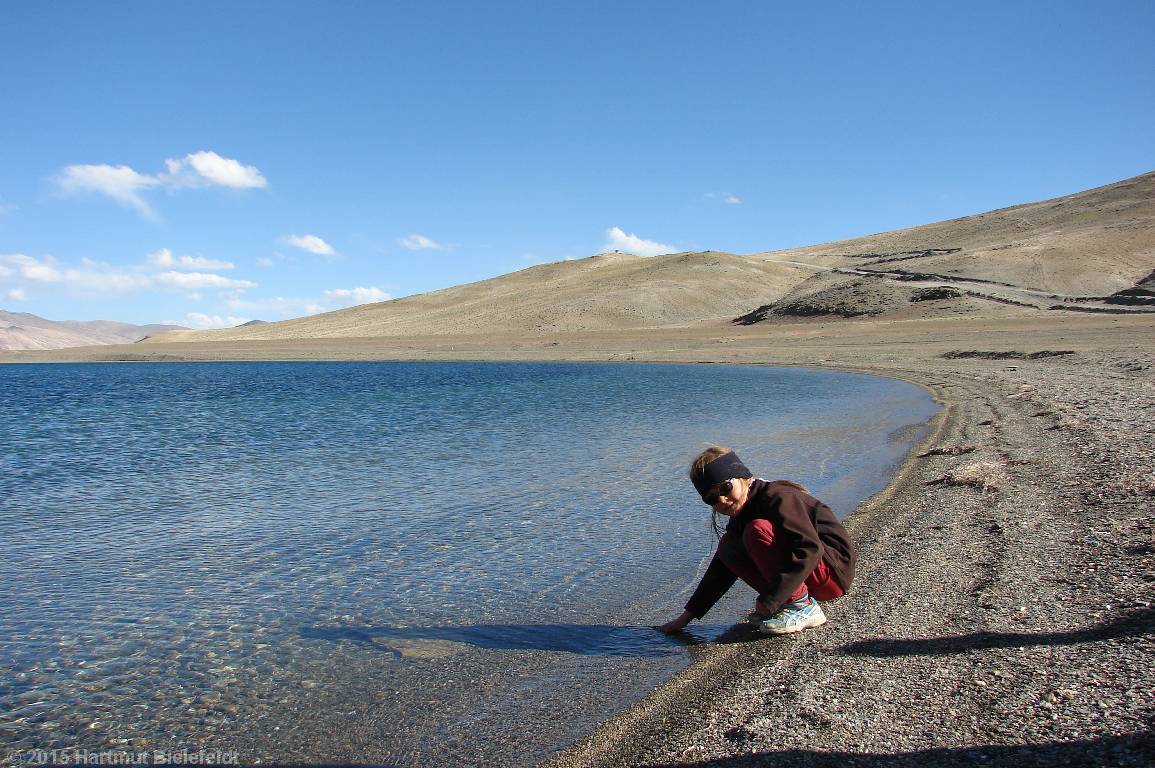 Tsomoriri is the end of our trek.