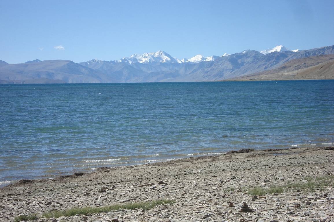 Tsomoriri and the mountains in the south