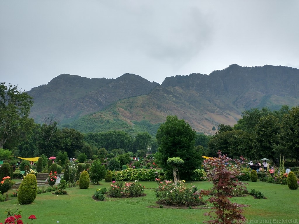 Nishat Bagh, einer der Mogulgärten um Srinagar