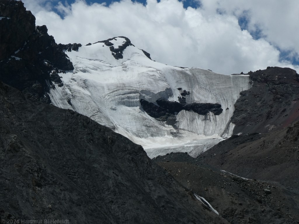 Der direkte Zustieg sieht - für unsere aktuelle Ausrüstung - nicht gut aus