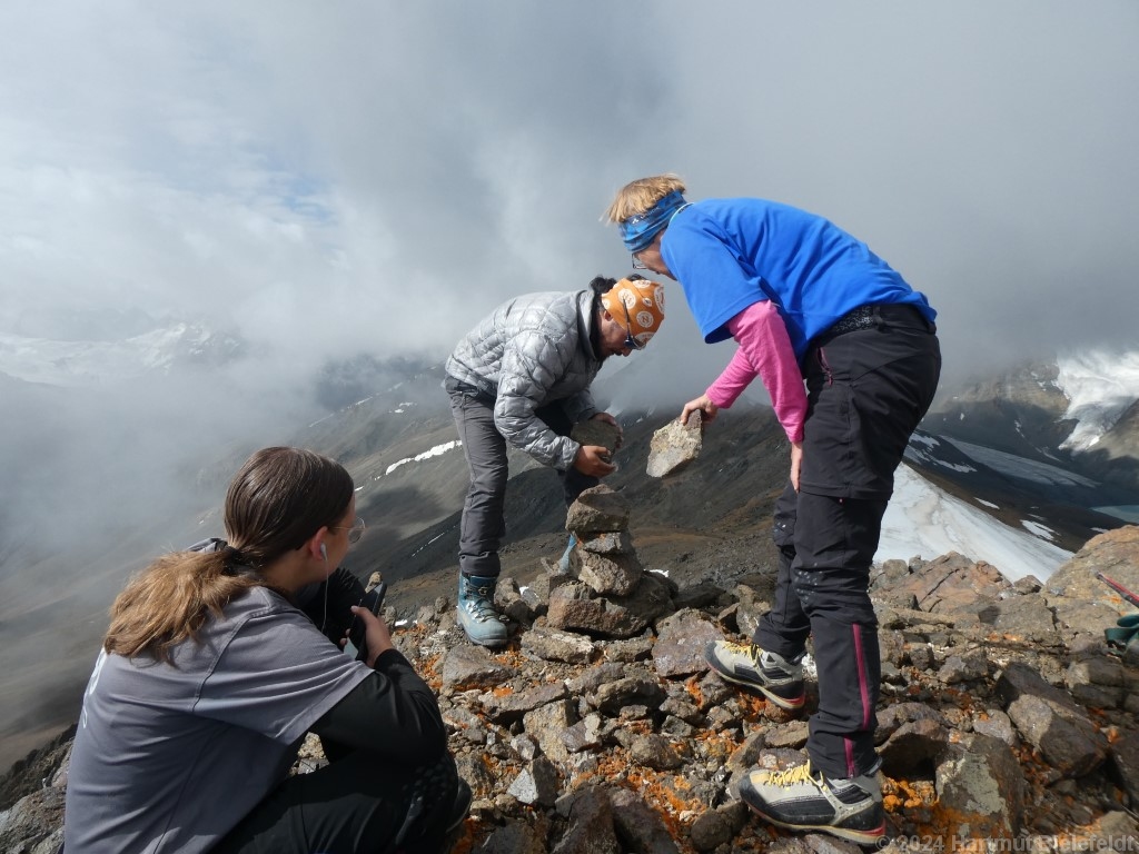 Das erste Steinmännchen auf diesem Berg
