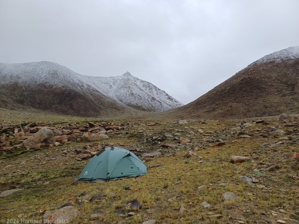 Weiter oben hat es etwas geschneit.