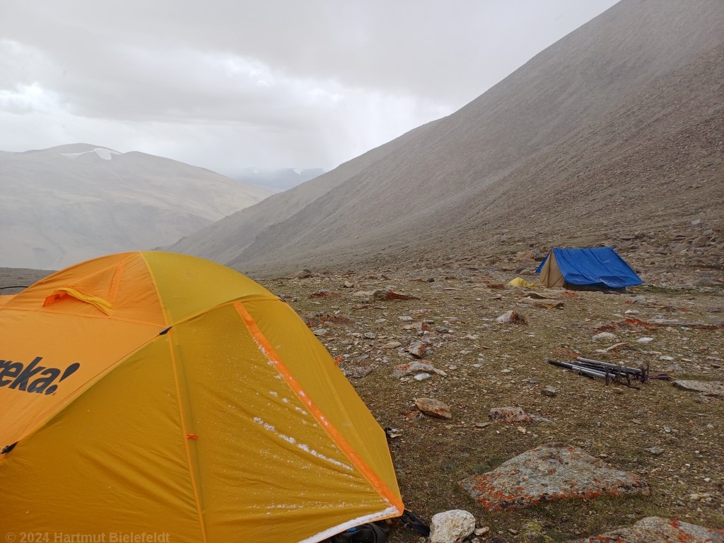 Nachmittags wieder Schneeschauer