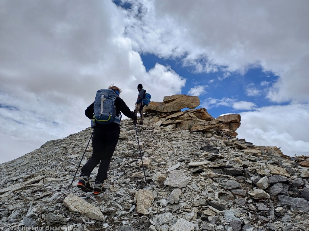 letzte Meter am Chomo Chonkar Ri I