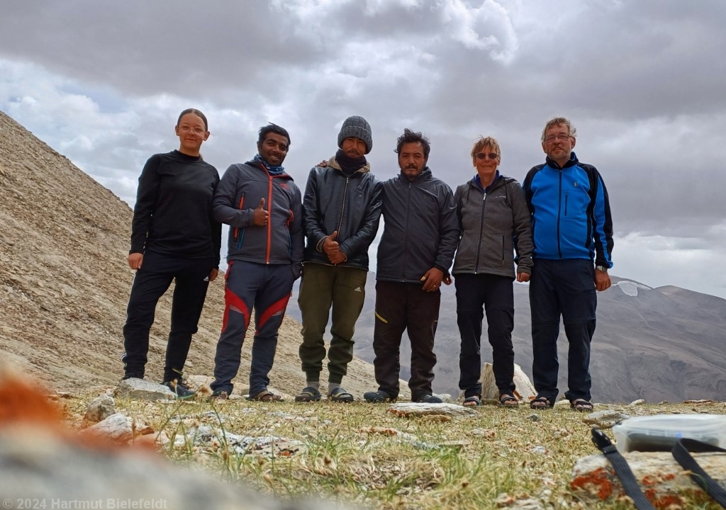 Nina, Abhishek, Tashi, Namgyal, Claudia, Hartmut