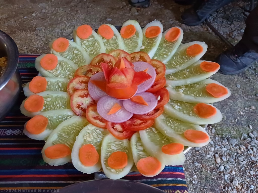 Salat zum Abendessen