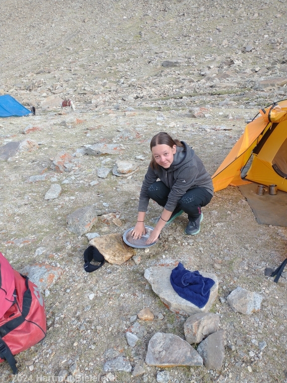 kleine Morgentoilette (wie üblich)