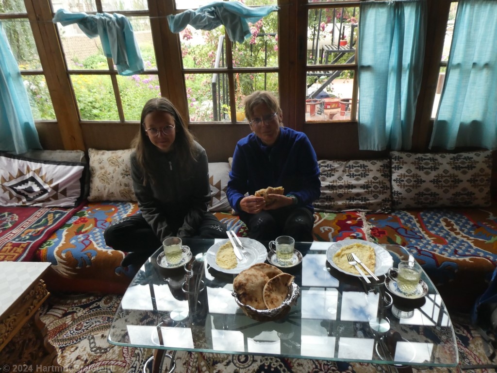 Frühstück im Guesthouse